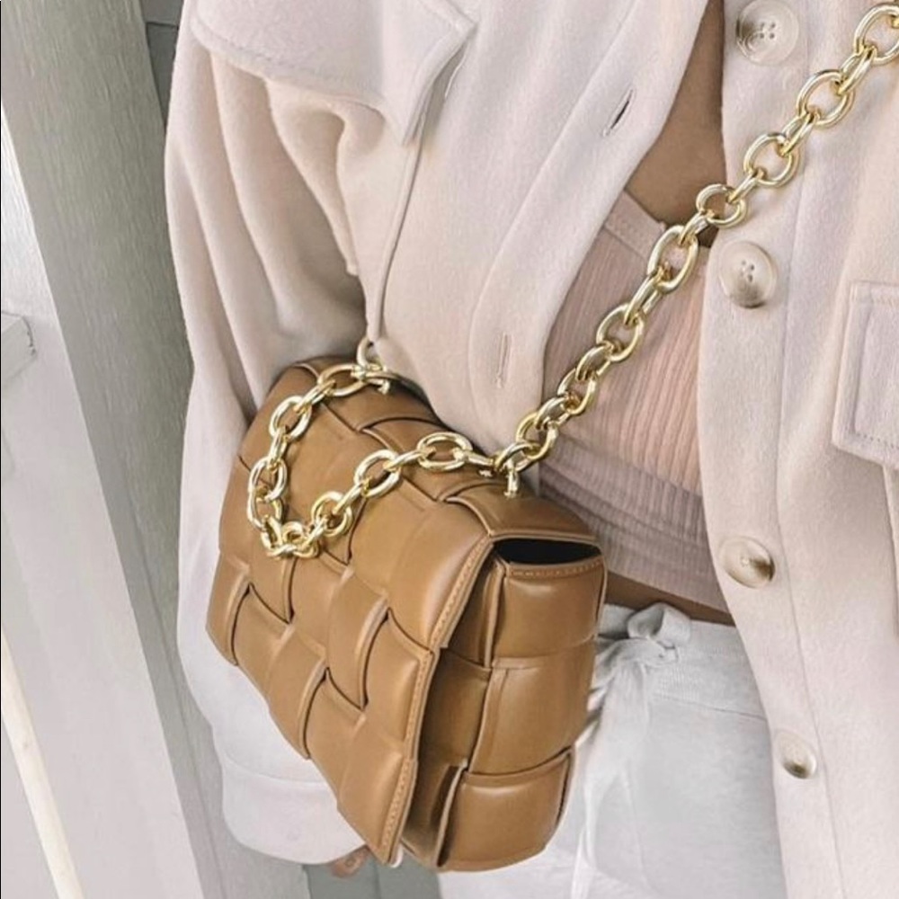 SOLD Brand new Intrecciato design faux leather bag